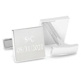Personalized Wedding Day Engravable Square Cufflinks - Cufflinks.com - Flyclothing LLC