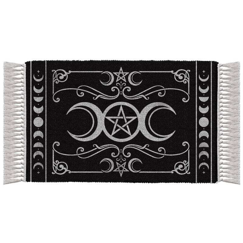 The Vault Triple Moon Rug - Alchemy Gothic - Flyclothing LLC