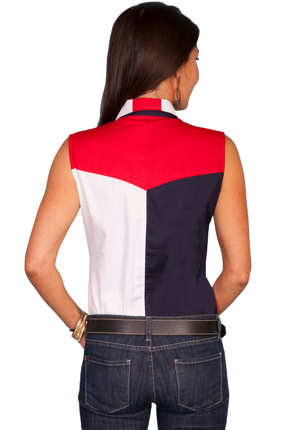 Scully 100% Cotton Red White & Blue Shirt - Scully Leather - Flyclothing LLC