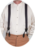 Scully Elastic suspender with diamond pattern - Scully Leather - Flyclothing LLC