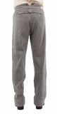 rangewear light grey 97% cotton 3% spandex raised dobby stripe pant - Scully Leather - Flyclothing LLC