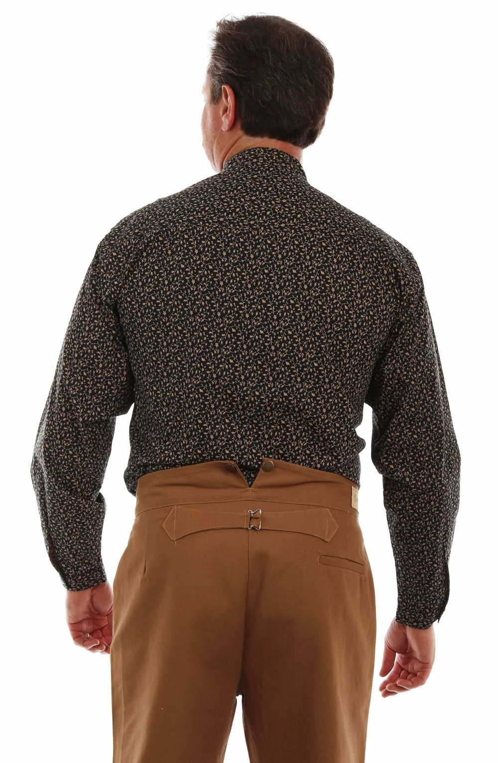 Scully Leather Navy Vine Print Shirt - Scully Leather - Flyclothing LLC