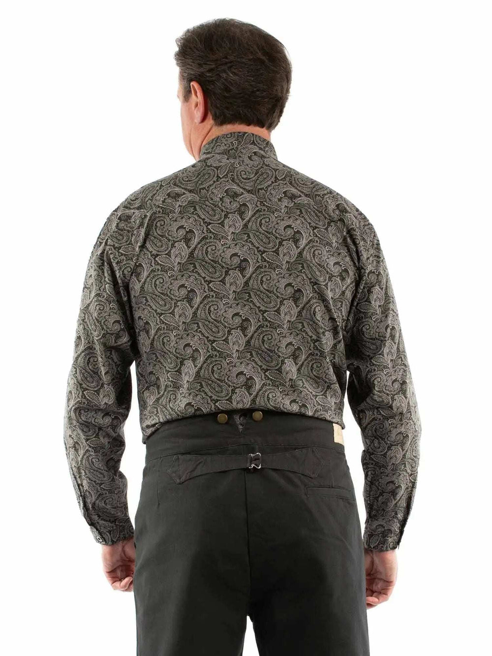 Scully Leather Black Paisley Shirt - Scully Leather - Flyclothing LLC