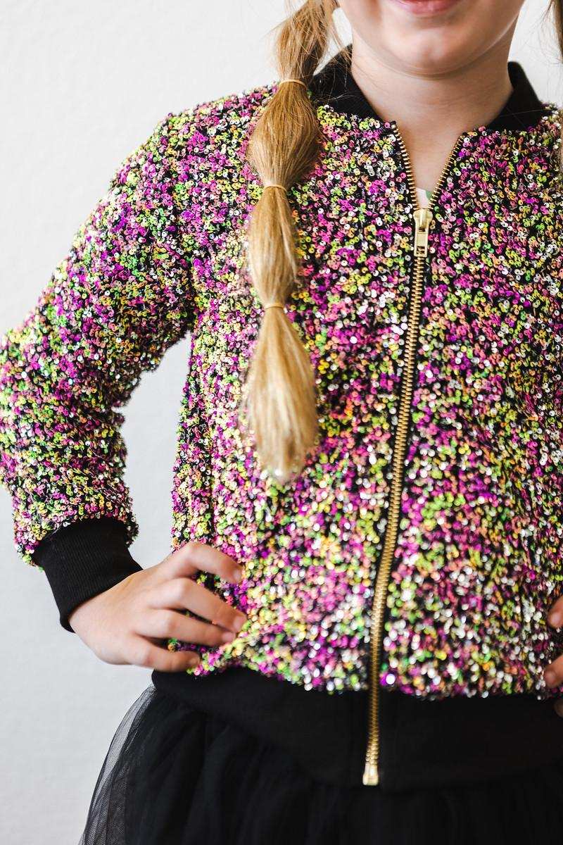 SALE Rainbow Sequin Jacket - Mila & Rose ® - Flyclothing LLC