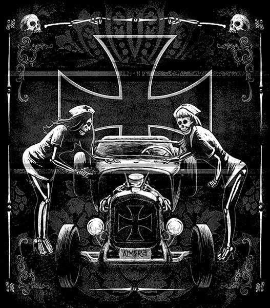 Black Market Art Company Ratrod Print - Black Market Art Company - Flyclothing LLC