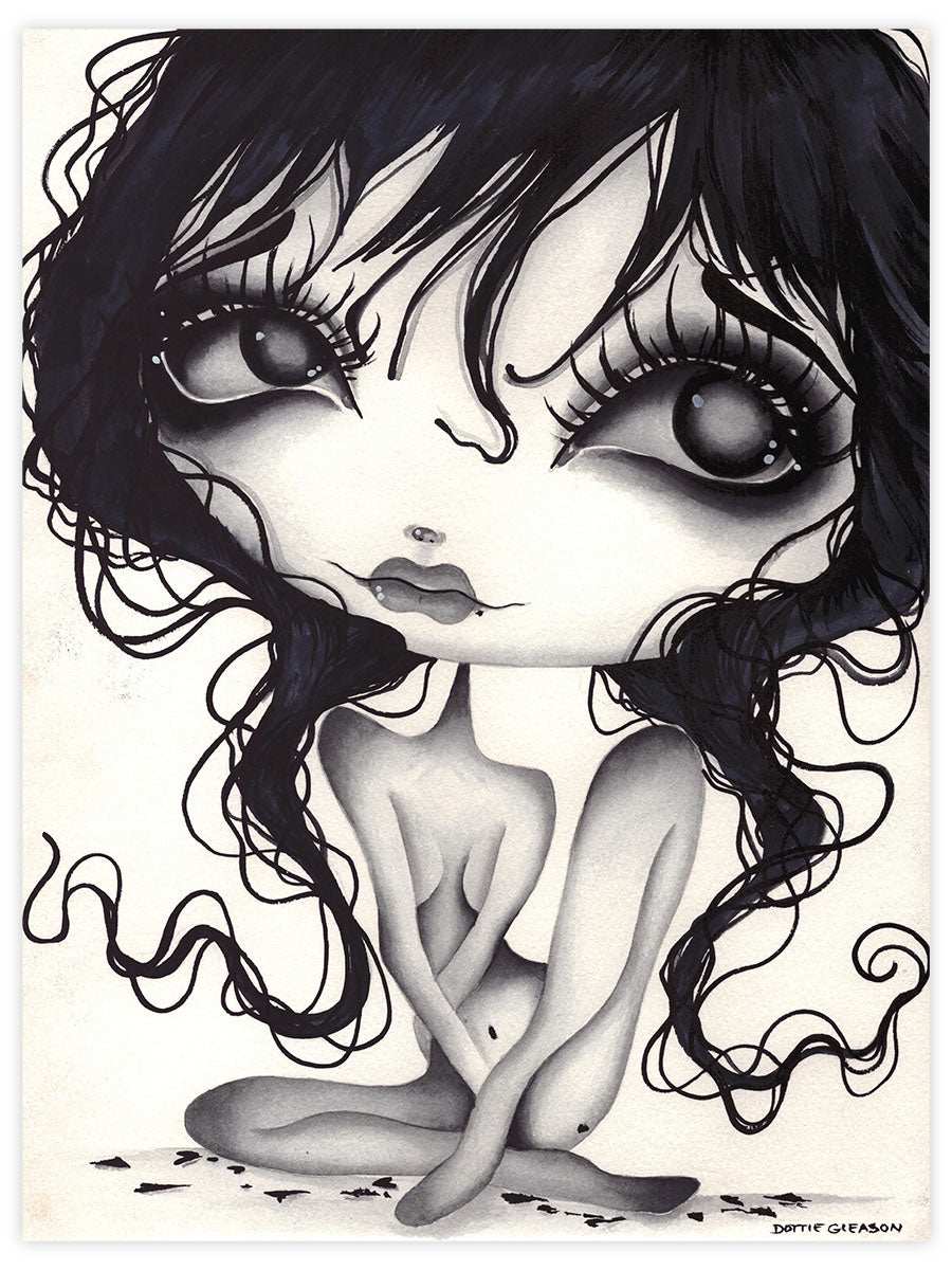 Black Market Art Company Dotties Raven Print - Black Market Art Company - Flyclothing LLC