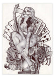 Black Market Art Company Reaper Girl Print - Black Market Art Company - Flyclothing LLC