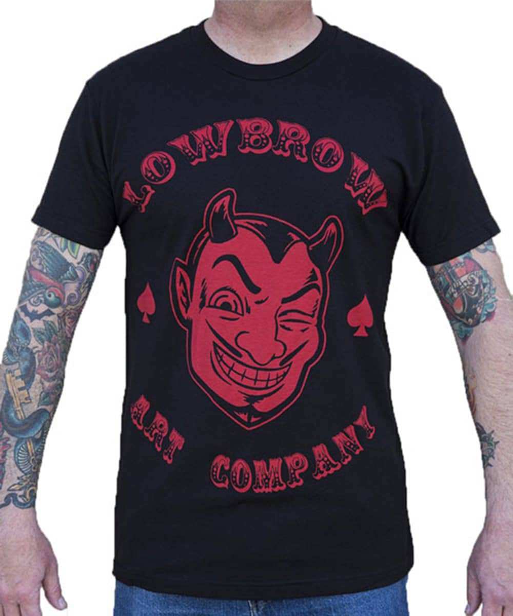 Black Market Art Company Red Devil Men's T-Shirt - Black Market Art Company - Flyclothing LLC