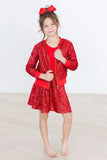 Red Sequin Twirl Skort - Mila & Rose ® - Flyclothing LLC