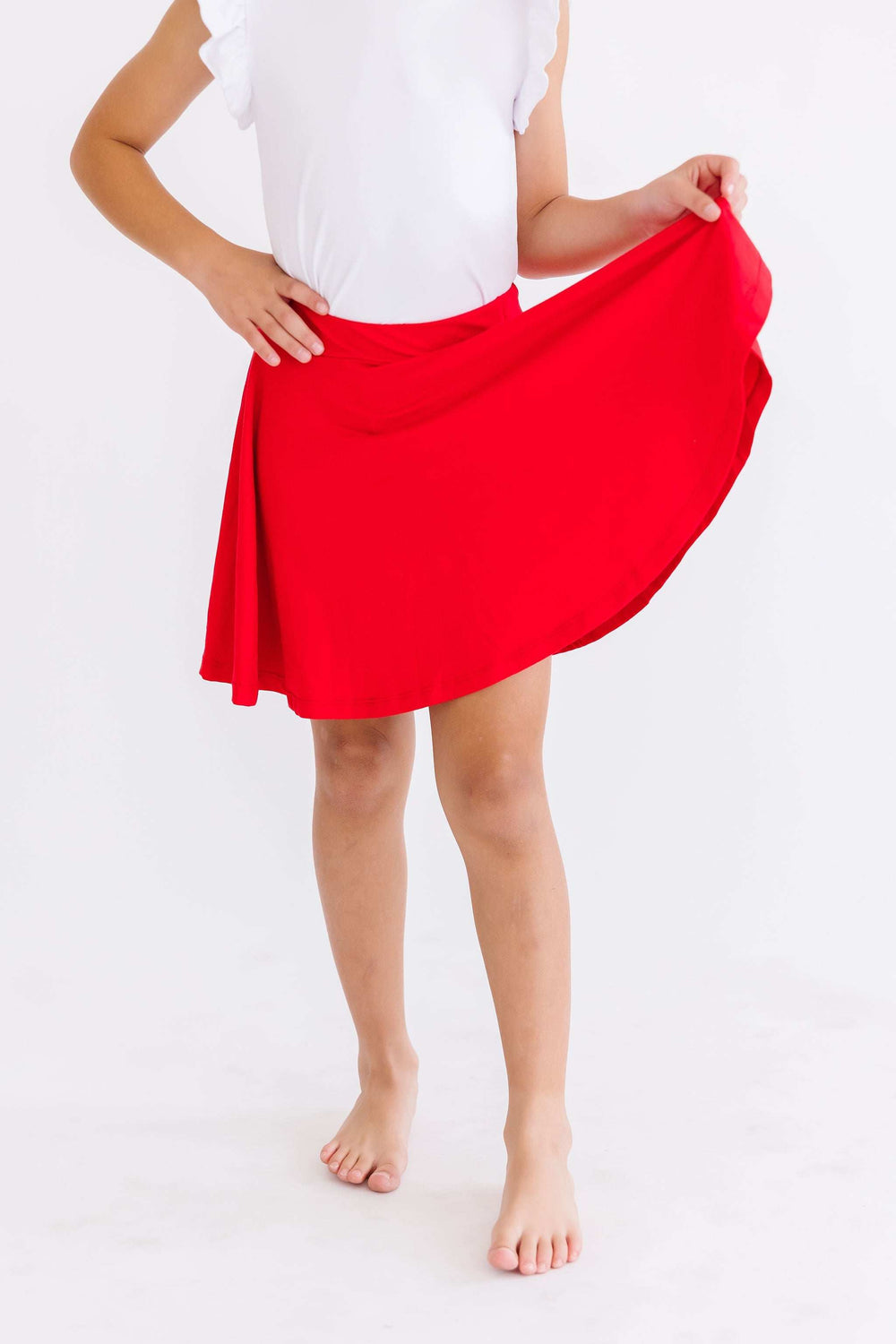 Red Twirl Skort - Mila & Rose ® - Flyclothing LLC