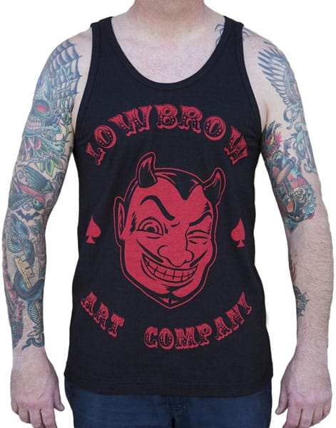 Black Market Art Company Red Devil Men's Tank Top - Black Market Art Company - Flyclothing LLC