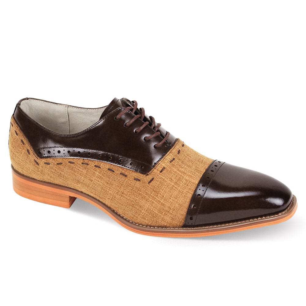 Giovanni Reed Brown Tan Mens Dress Shoe - Giovanni - Flyclothing LLC