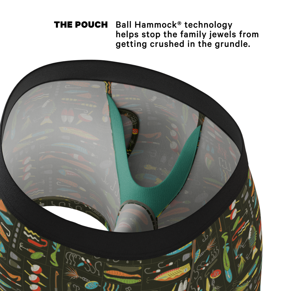 The Reel Nice | Bait Box Ball Hammock® Pouch Underwear With Fly - Shinesty - Flyclothing LLC