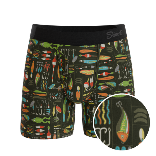 The Reel Nice | Bait Box Ball Hammock® Pouch Underwear With Fly - Shinesty - Flyclothing LLC