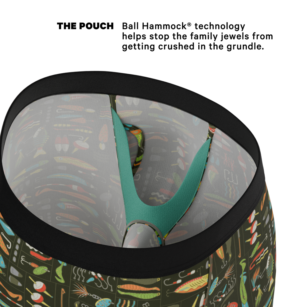 The Reel Nice | Bait Box Long Leg Ball Hammock® Pouch Underwear With Fly - Shinesty - Flyclothing LLC