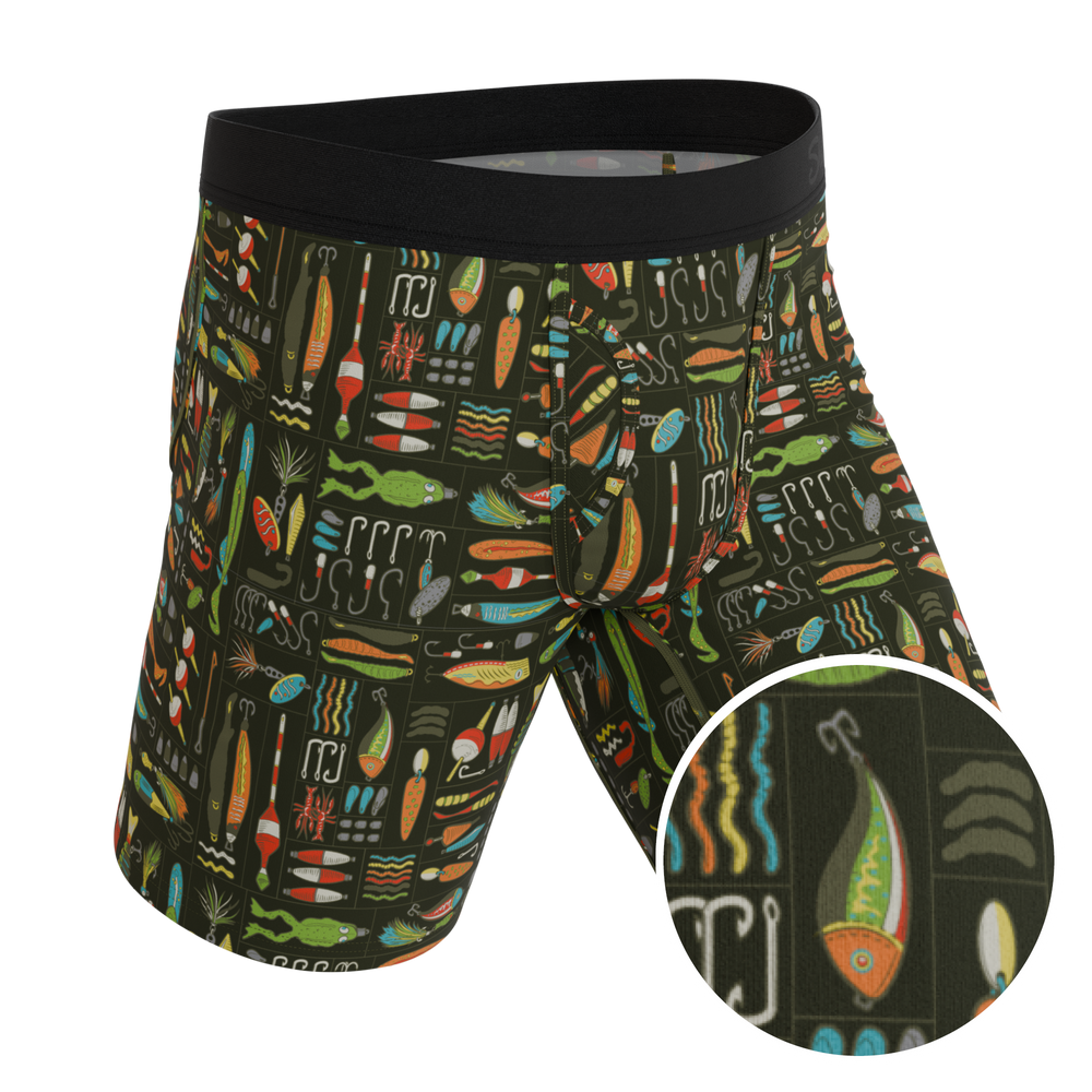 The Reel Nice | Bait Box Long Leg Ball Hammock® Pouch Underwear With Fly - Shinesty - Flyclothing LLC