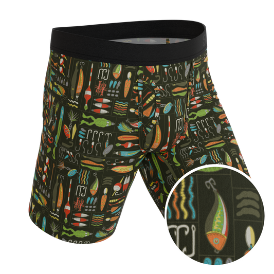 The Reel Nice | Bait Box Long Leg Ball Hammock® Pouch Underwear With Fly - Shinesty - Flyclothing LLC