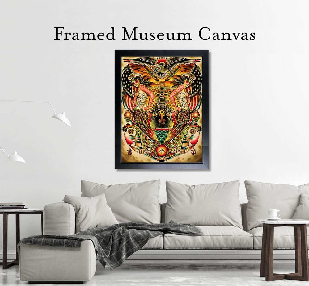 Black Market Art Company Refuge Print - Black Market Art Company - Flyclothing LLC