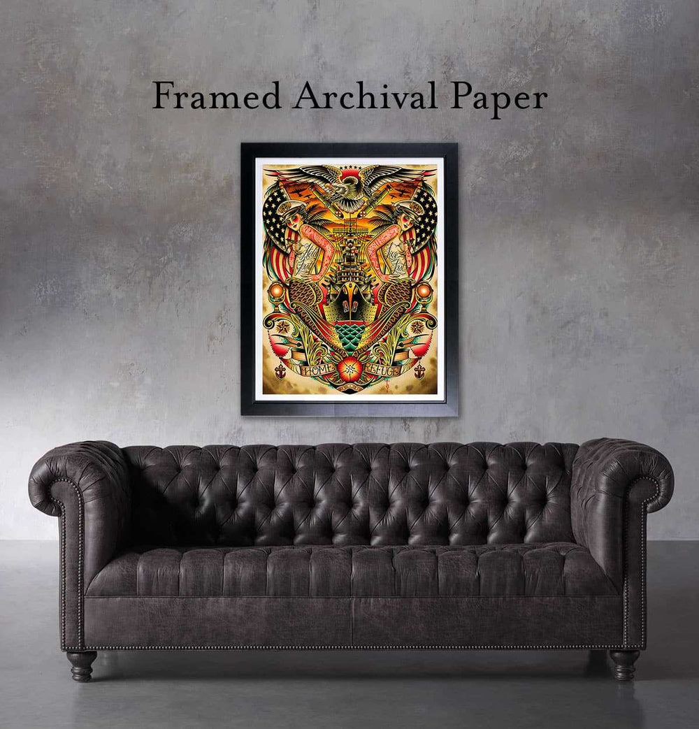 Black Market Art Company Refuge Print - Black Market Art Company - Flyclothing LLC