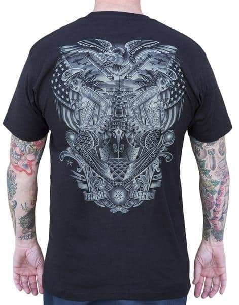 Black Market Art Company Refuge Men's T-Shirt - Black Market Art Company - Flyclothing LLC