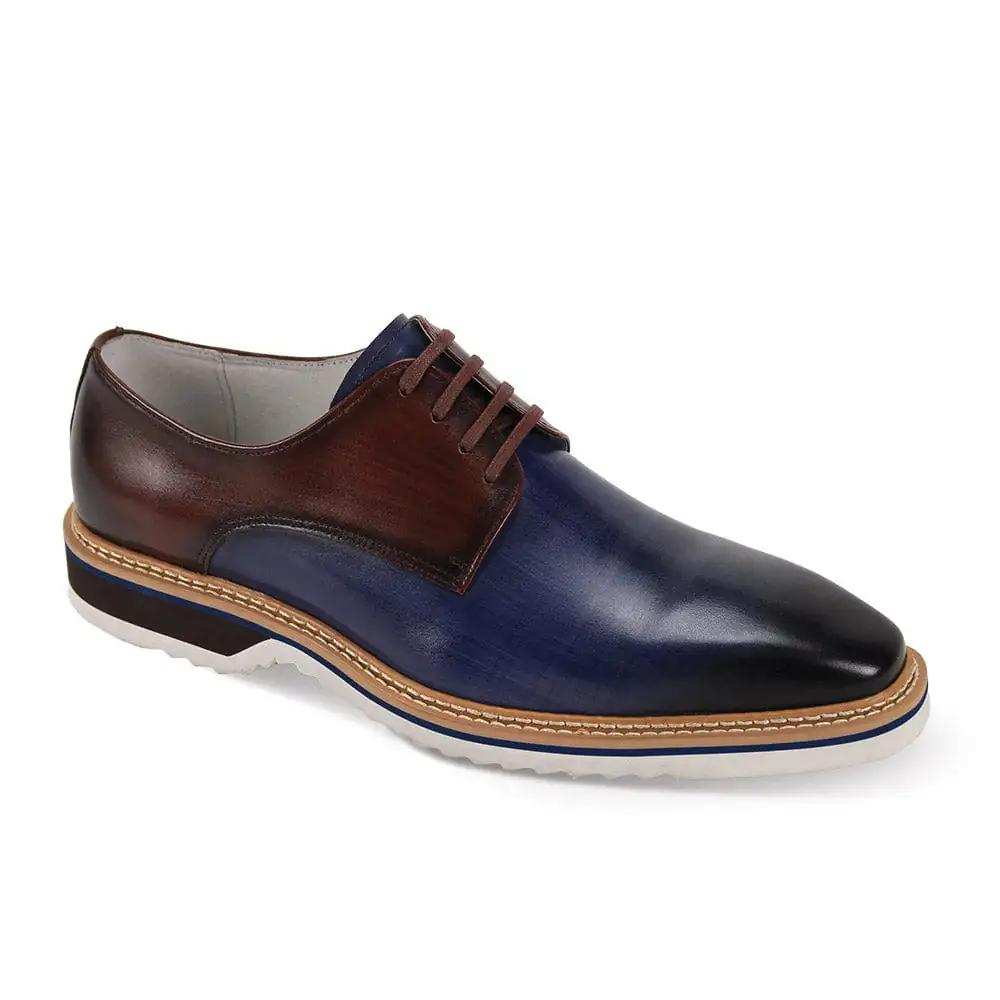 Giovanni Reggie Blu/brn Mens shoe - Giovanni - Flyclothing LLC