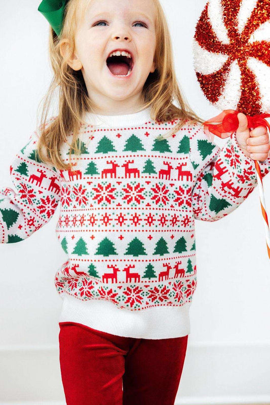 Reindeer Kisses Sweater - Mila & Rose ® - Flyclothing LLC