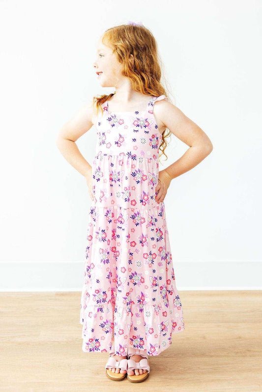 Retro Daydream Ruffle Maxi Dress - Mila & Rose ® - Flyclothing LLC