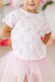 Ribbons & Roses Ruffle Pocket Tee - Mila & Rose ® - Flyclothing LLC