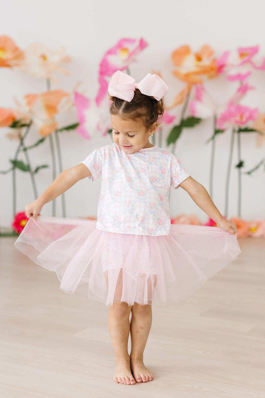 Ribbons & Roses Tutu Shorts - Mila & Rose ® - Flyclothing LLC