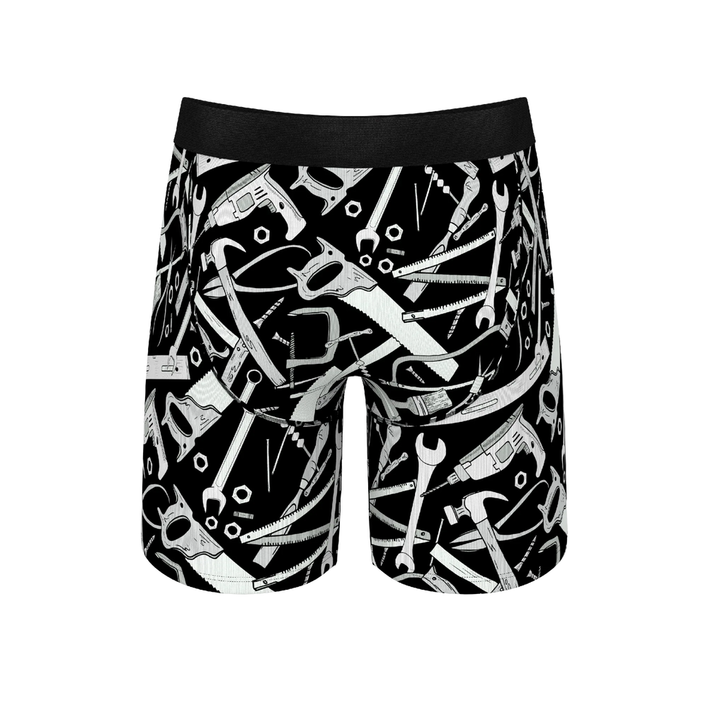 The Righty Tighty | Wrench Long Leg Ball Hammock® Pouch Underwear With Fly - Shinesty - Flyclothing LLC