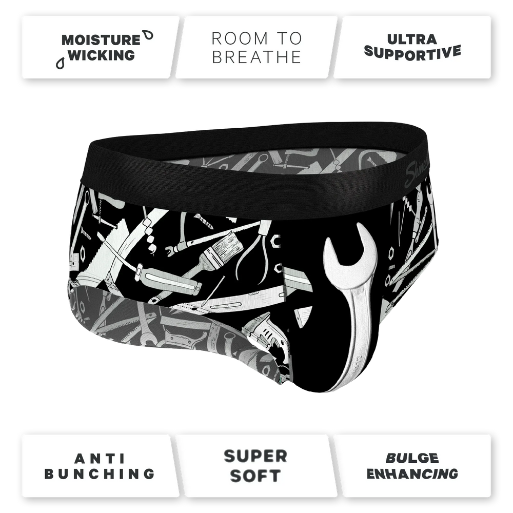 The Righty Tighty | Wrench Ball Hammock® Pouch Underwear Briefs - Shinesty - Flyclothing LLC