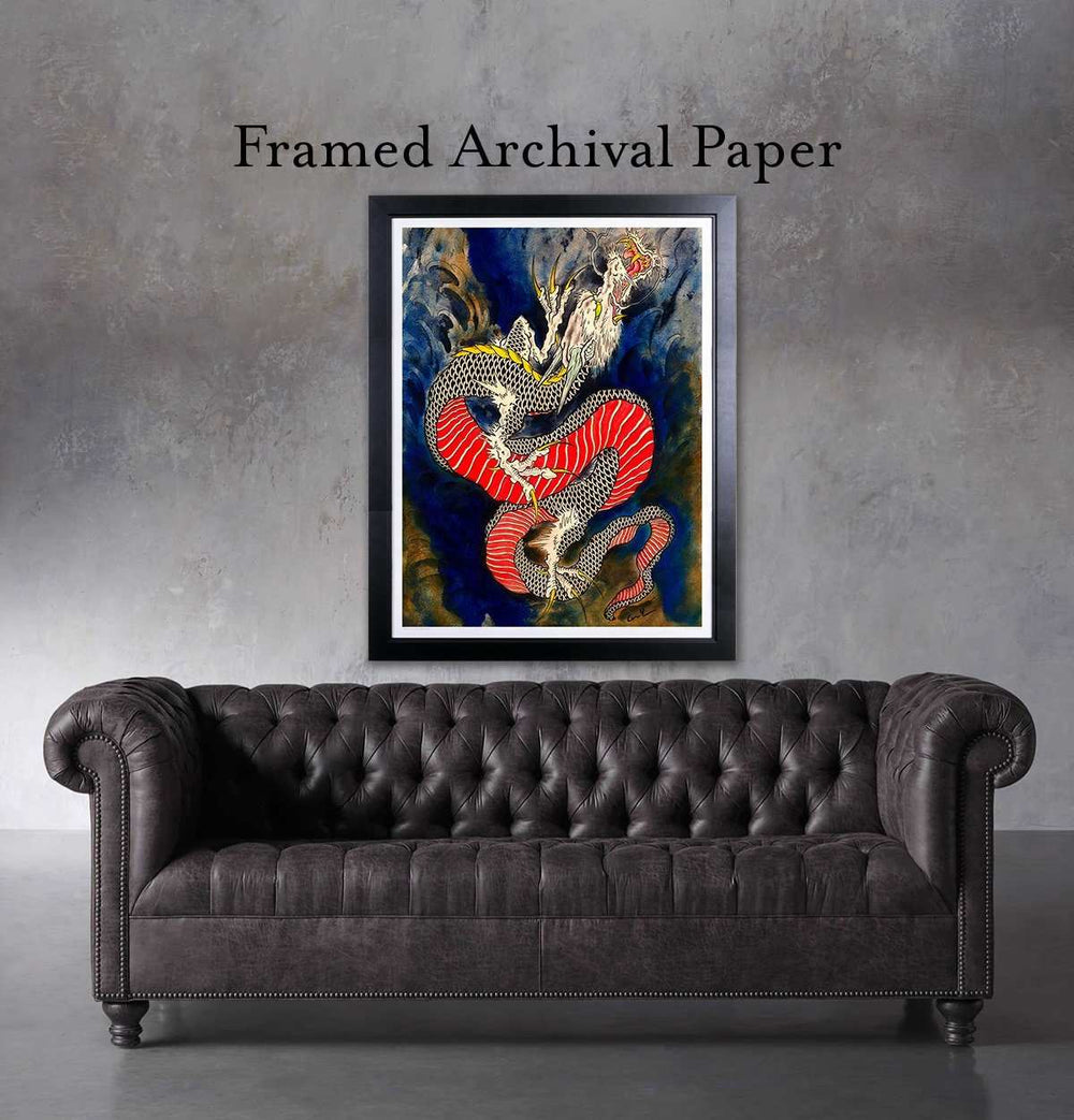 Black Market Art Company Rising Dragon Print - Black Market Art Company - Flyclothing LLC