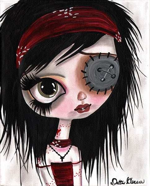 Black Market Art Company Rock Girls No. 3 Print - Black Market Art Company - Flyclothing LLC