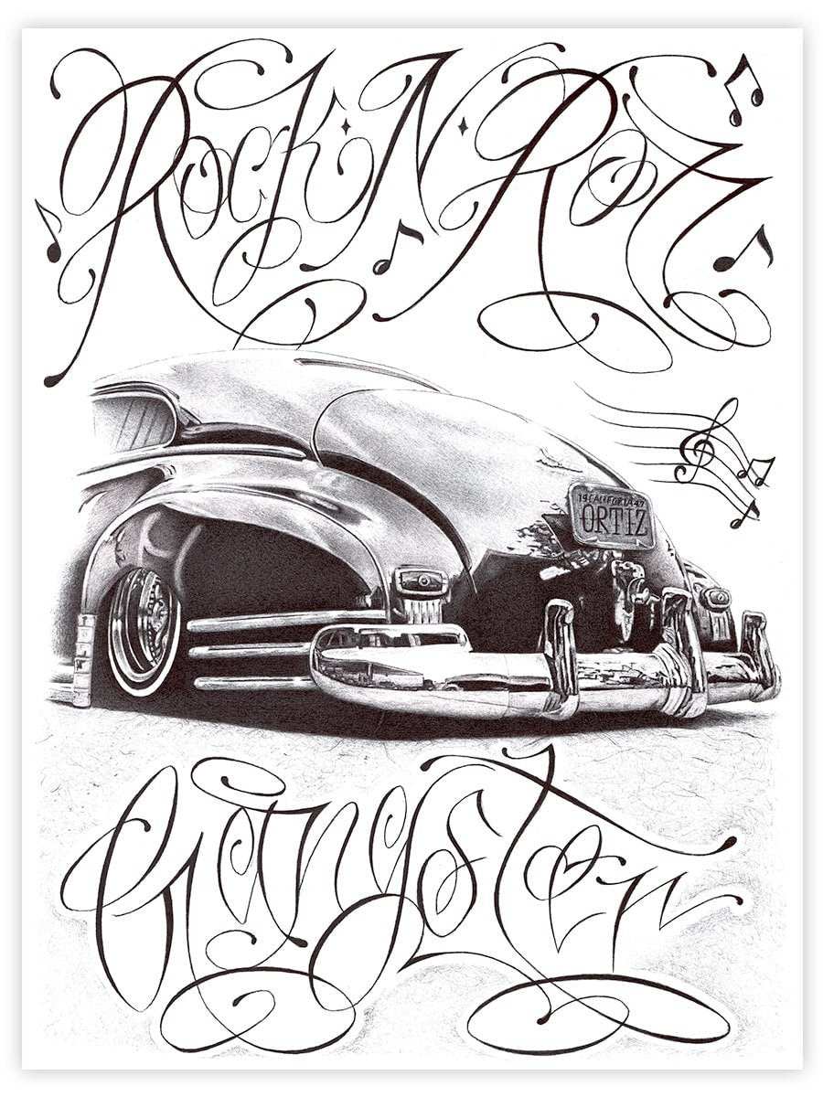 Black Market Art Company Rock & Roll Gangster Print - Black Market Art Company - Flyclothing LLC