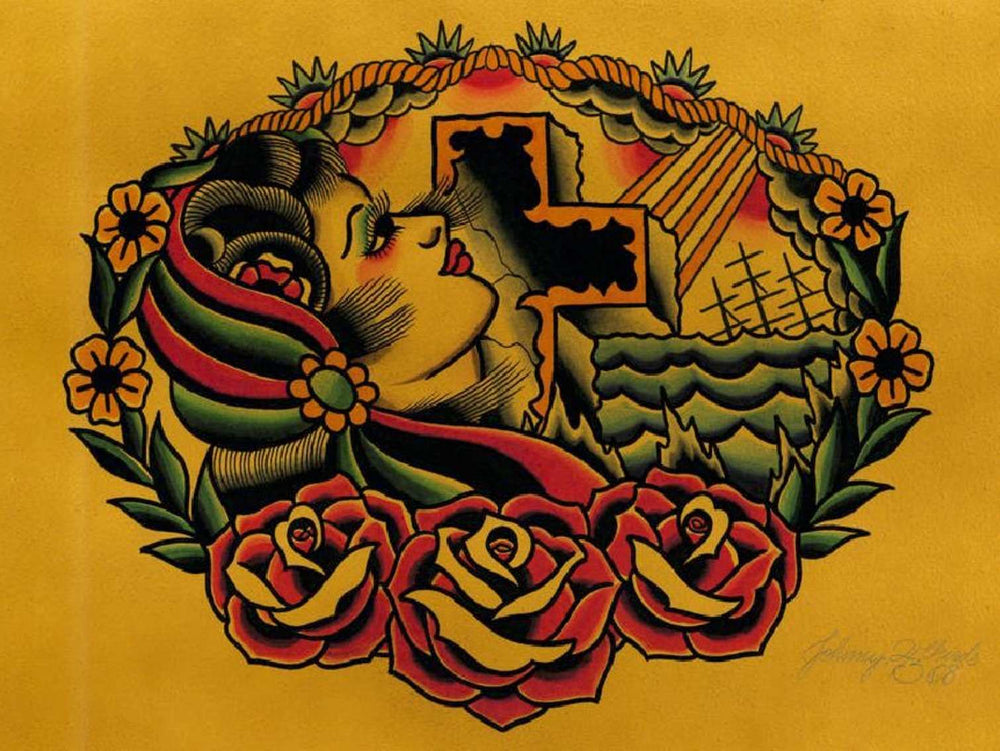 Black Market Art Company Rock of Ages Gypsy Print - Black Market Art Company - Flyclothing LLC