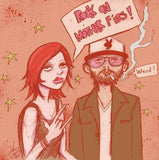 Black Market Art Company Rock On Mother Fers Print - Black Market Art Company - Flyclothing LLC