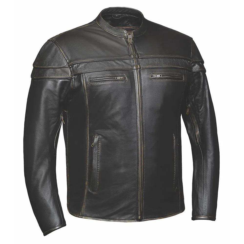 Rogue - Mens Ultra Leather Jacket - Unik Just for Bikers - Flyclothing LLC