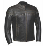 Rogue - Mens Ultra Leather Jacket - Unik Just for Bikers - Flyclothing LLC