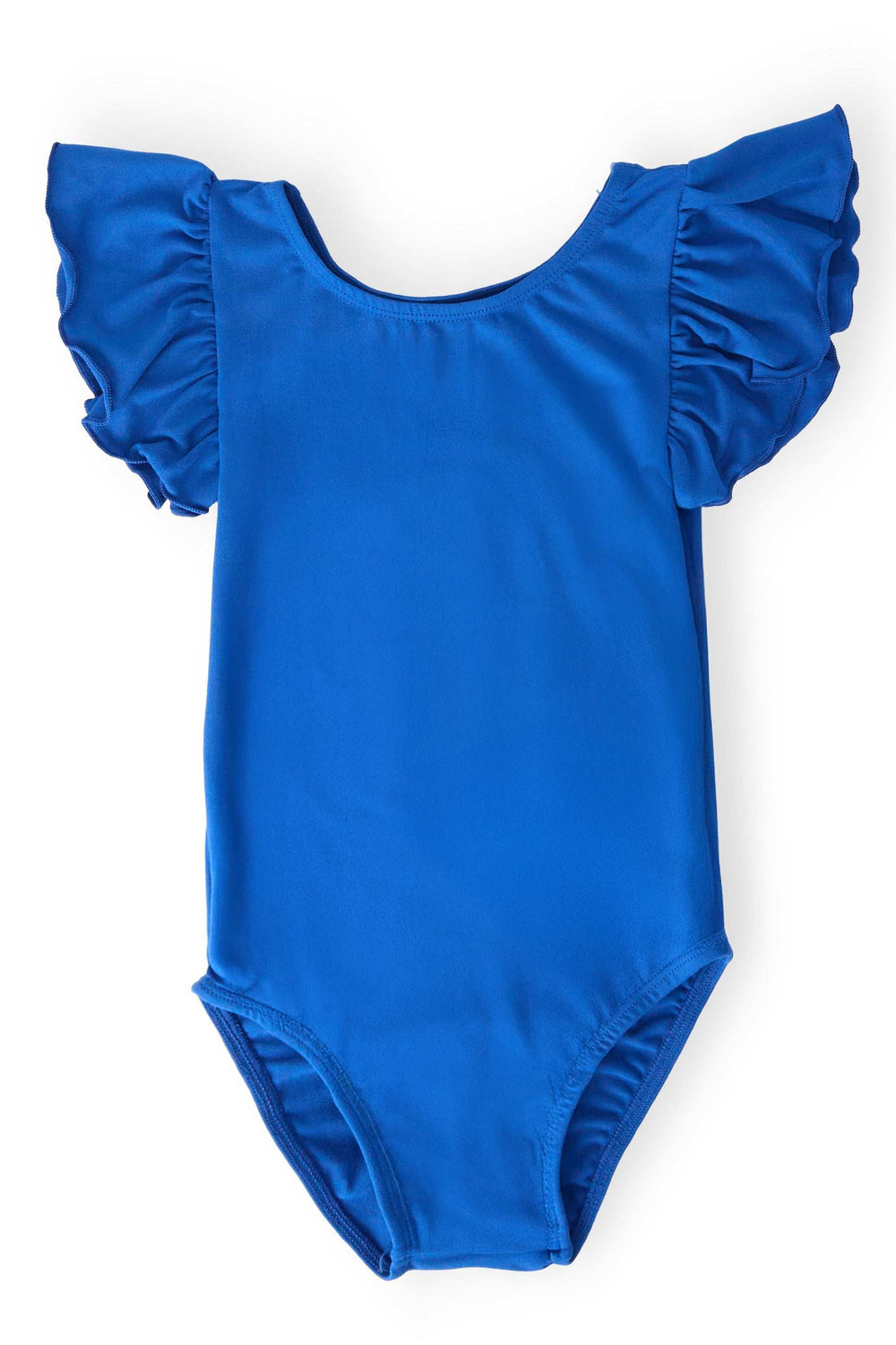 Royal Blue S/S Flutter Sleeve Leotard - Mila & Rose ® - Flyclothing LLC