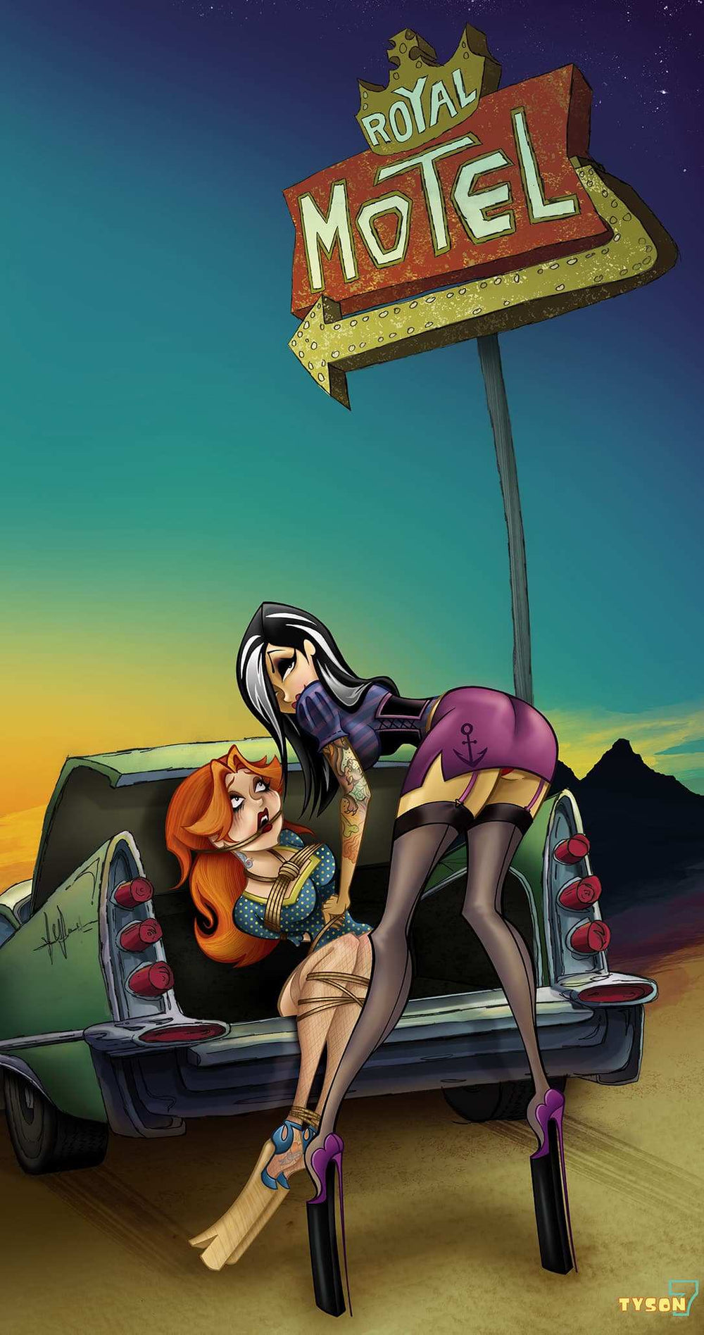 Black Market Art Company Royal Treatment Print - Black Market Art Company - Flyclothing LLC