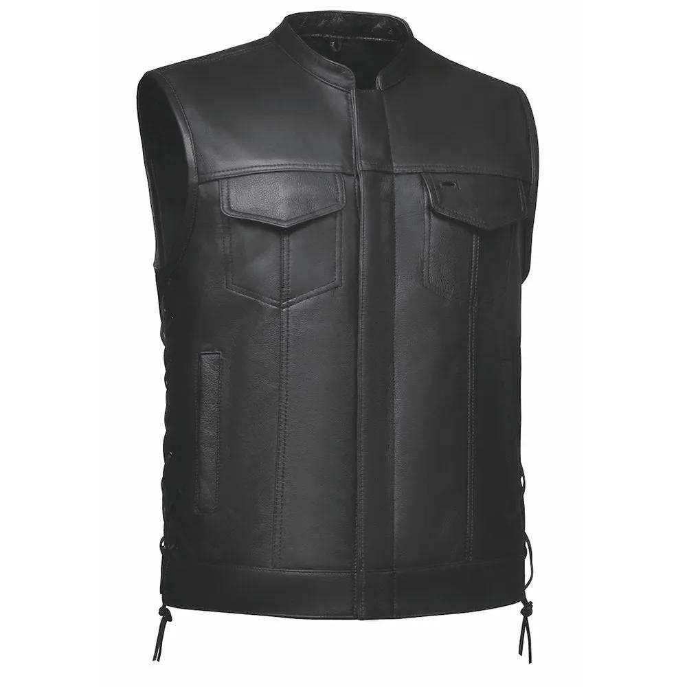 Rushmore - Mens SOA Style Club Vest - Unik Just for Bikers - Flyclothing LLC