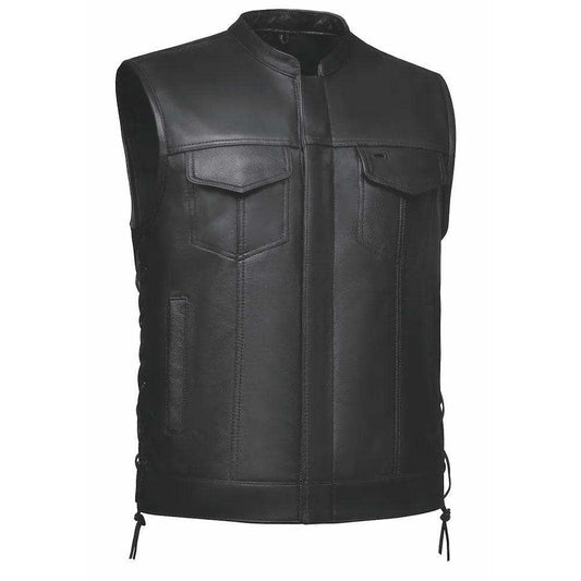 Rushmore - Mens SOA Style Club Vest - Unik Just for Bikers - Flyclothing LLC