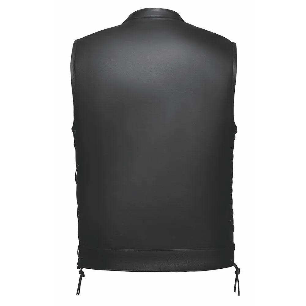 Rushmore - Mens SOA Style Club Vest - Unik Just for Bikers - Flyclothing LLC