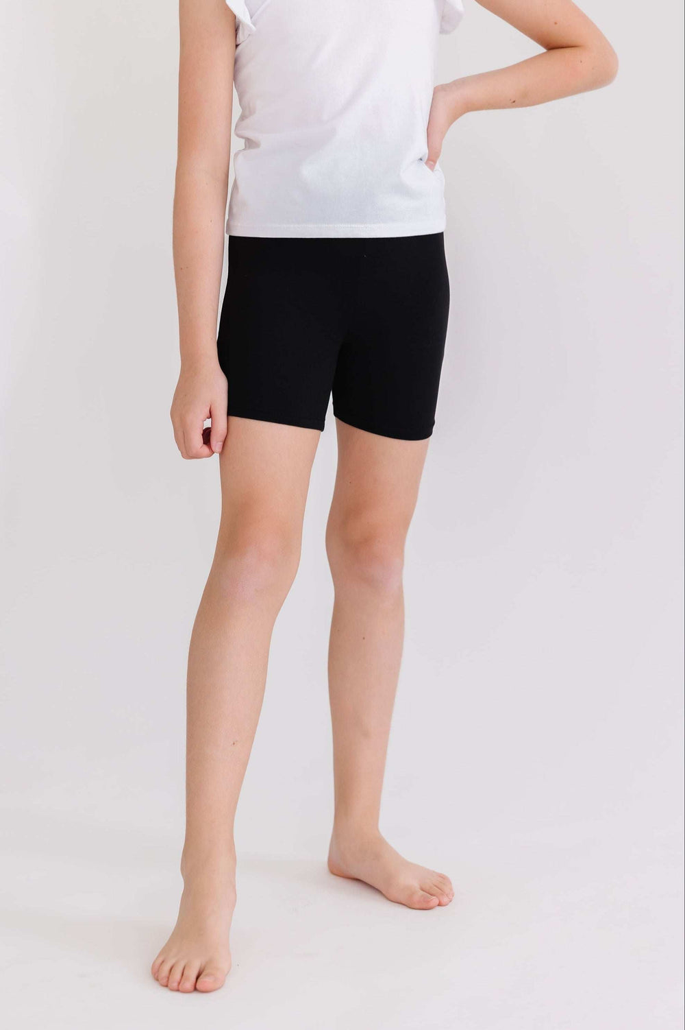 Black Twirl Shorts - Mila & Rose ® - Flyclothing LLC