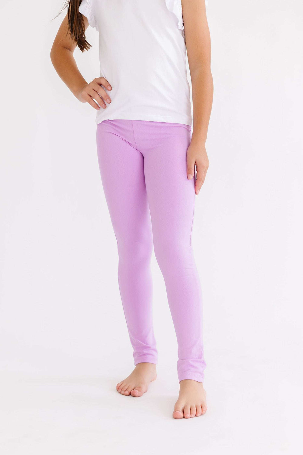Bright Lilac Leggings - Mila & Rose ® - Flyclothing LLC