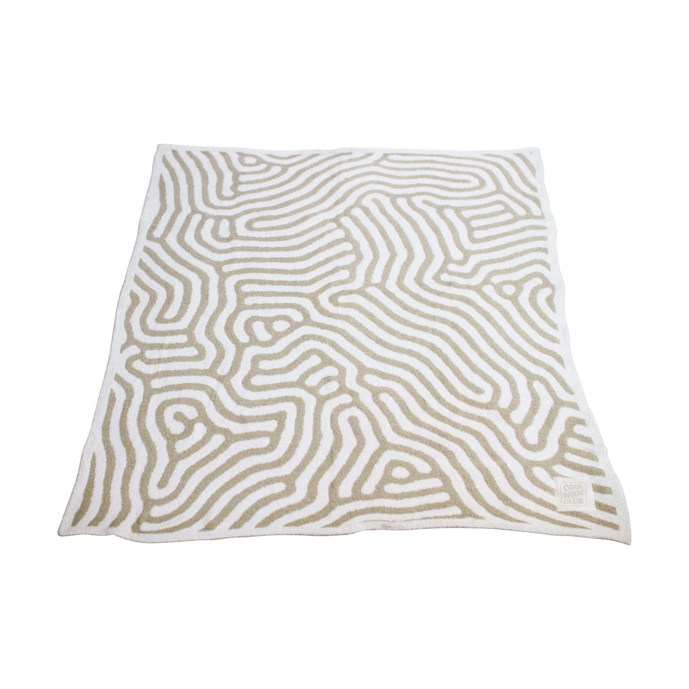 Mothers Day Cool Mom Club Gray Luxe Dreams Throw - Logo Brands - Flyclothing LLC