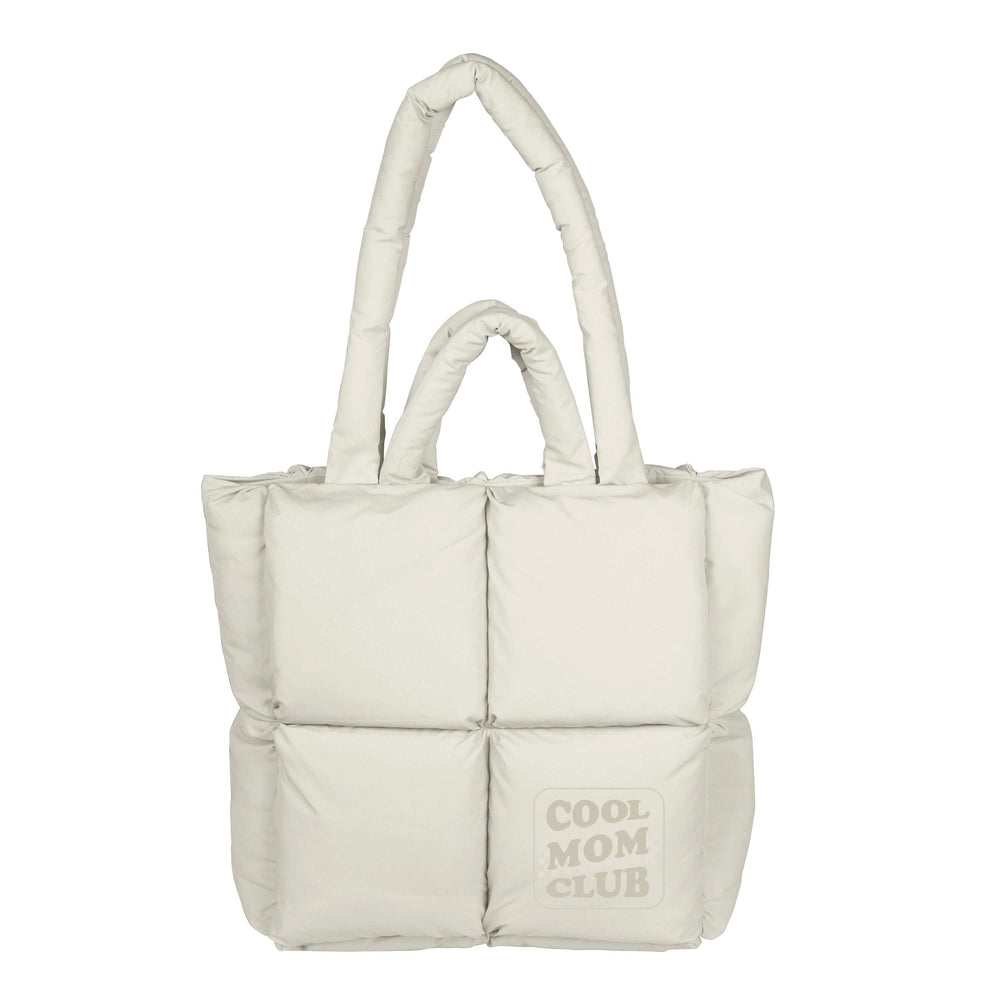 Mothers Day Cool Mom Club Sand Puff Tote - Logo Brands - Flyclothing LLC