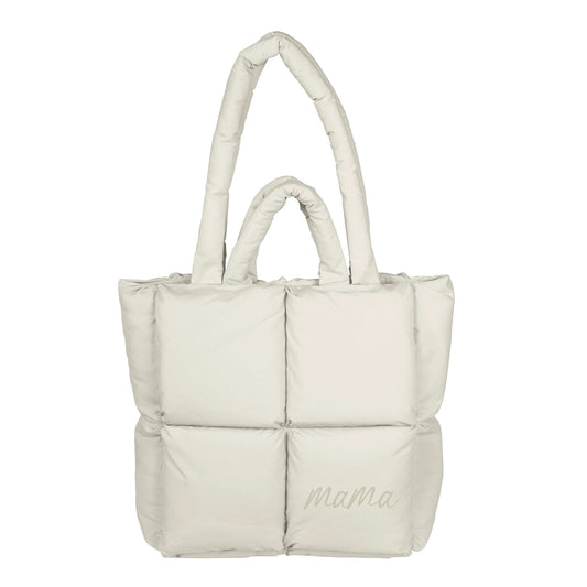 Mothers Day Mama Sand Puff Tote - Logo Brands - Flyclothing LLC
