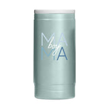 Mothers Day 12oz Boy Mama Cove Powdercoat SlimCan Coolie - Logo Brands - Flyclothing LLC