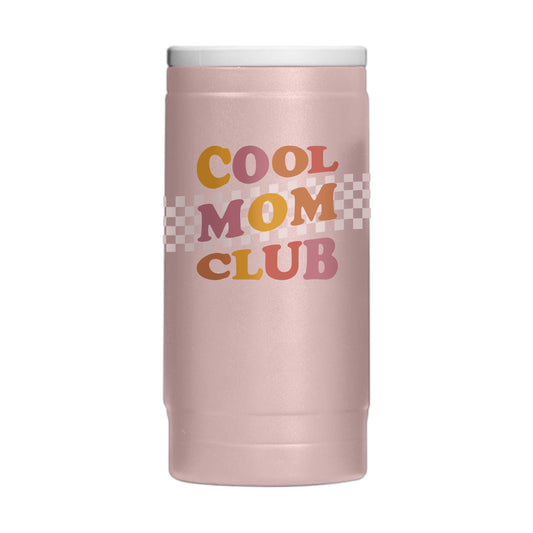 Mothers Day 12oz Cool Mom Club Dusk Powdercoat SlimCan Coolie - Logo Brands - Flyclothing LLC